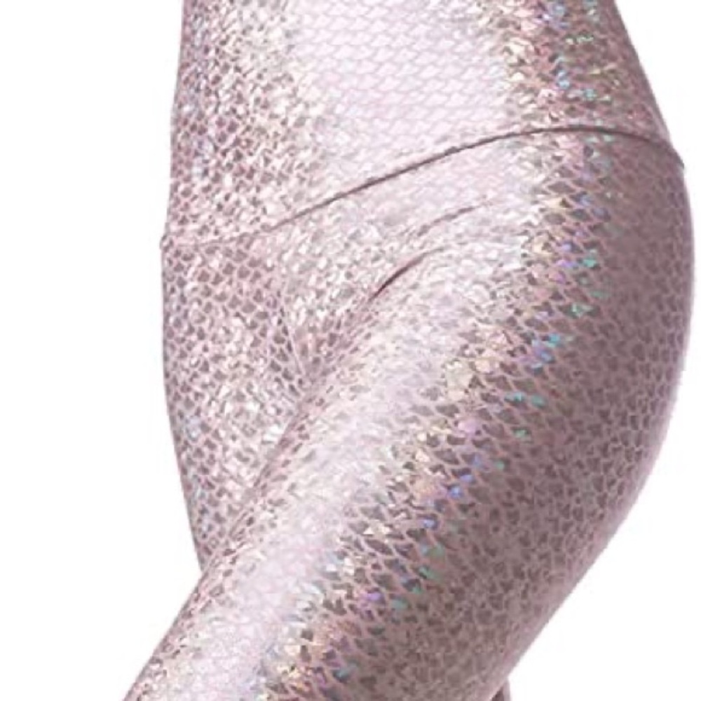 Emily Hsu Designs crystal pink mermaid leggings